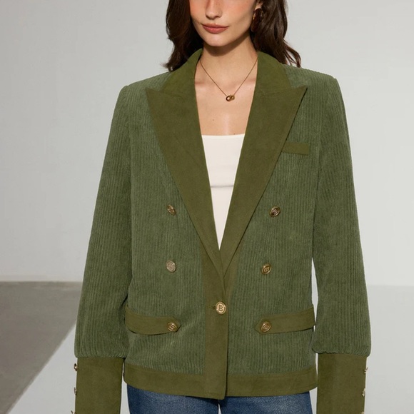 Commense Jackets & Blazers - Commense Olive Green Women's Blazer NWT